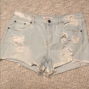 Hot Kiss Mid Rise Midi Shorts